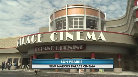 Sun prairie cinema - Find movie showtimes at Palace Cinema to buy tickets online. Learn more about theatre dining and special offers at your local Marcus Theatre. ... Sun Prairie, WI ... 